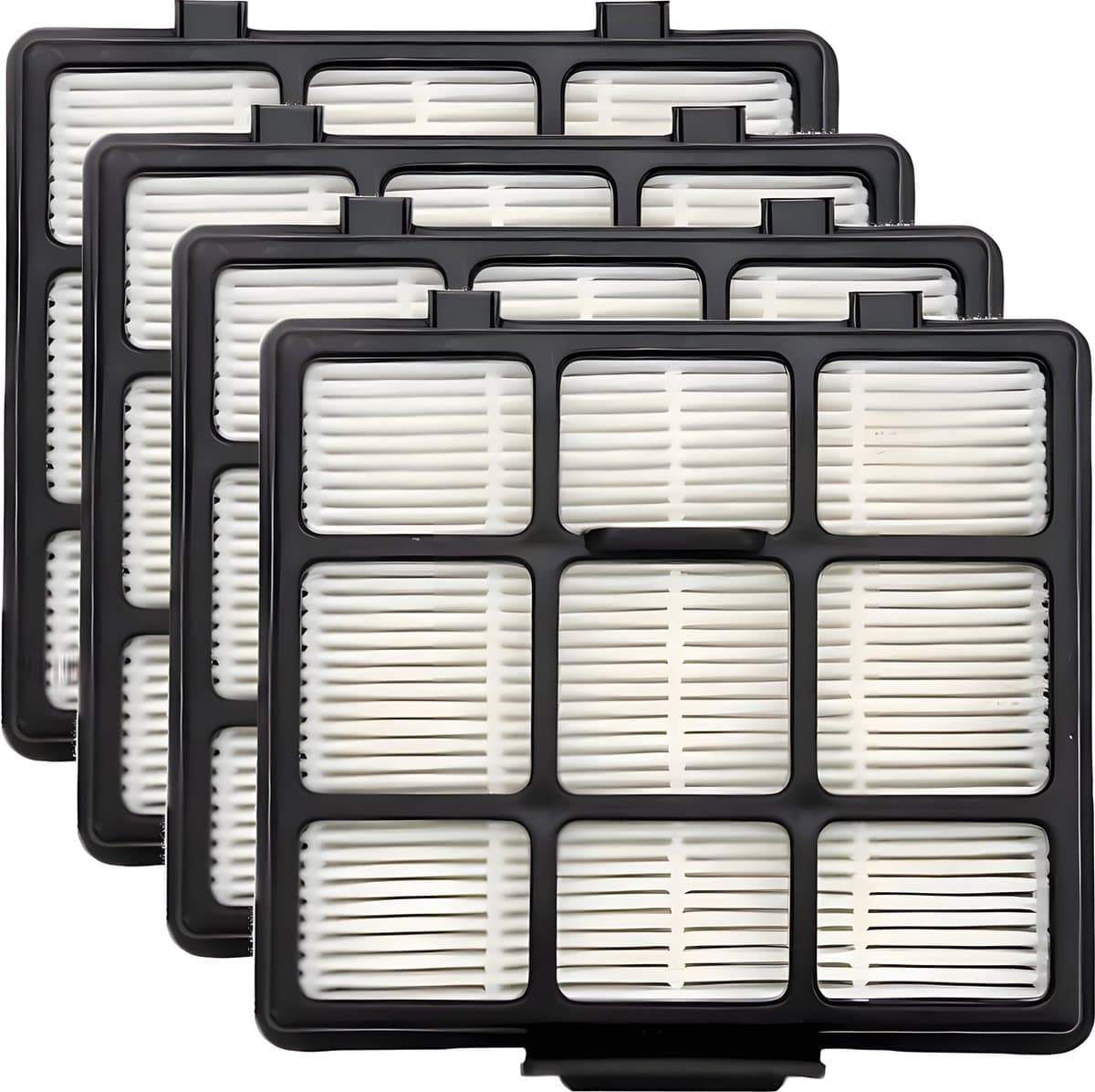 4x HEPA Filter geschikt voor Inventum ST306, ST307, ST308 vervangt onderdeel nummer 21200900120 en 21200900010 — afbeelding 1