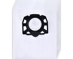 5x Stofzuigerzakken geschikt voor Karcher WD2 Plus, WD3 (Battery), KWD1, KWD2, KWD3, WD3.200 - WD3.800 M - stofzuigzak stofzakken