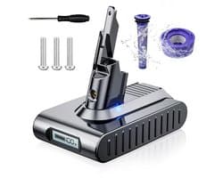 Stofzuigeraccu - Compatibel met Dyson V7 - Met LCD-display