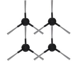 4x Zijborstel set geschikt voor Dreame L10sPro / D9PlusBlack / L20Ultra / L10sProUltra / L10sProGen2 / L10sPlus / X30Ultra / L10sUltraGen2 / D20Plus / L40UltraAE / D20Ultra / D20 / L10sProGen3 - sidebrush
