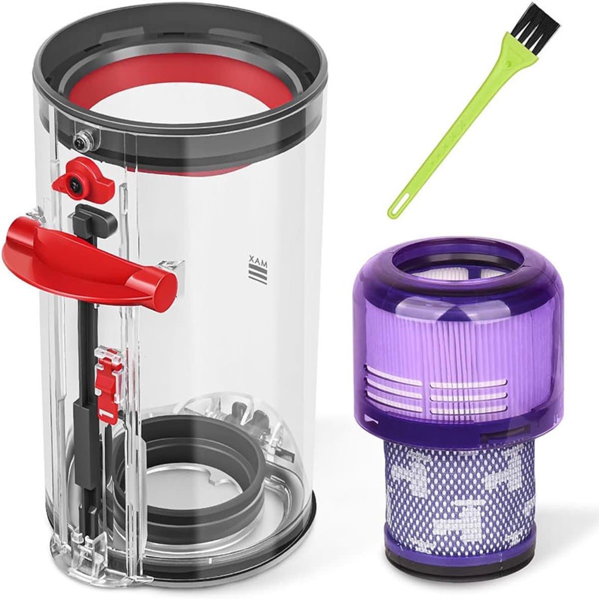 Vervangende stofbak + filter Geschikt voor Dyson V11 - 3 stuks — afbeelding 1