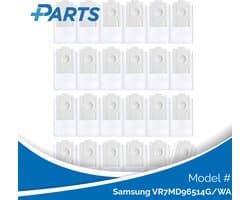Samsung VR7MD96514G/WA Stofzakken (24 Stuks, Plus.Parts® alternatief voor VCA-RDB95)