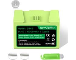 Stofzuigeraccu - 14,4 V - 5000 mAh - voor iRobot Roomba