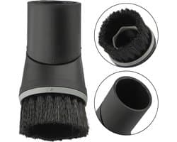 Ronde stofborstel (35 mm) met nylon haren Geschikt voor Miele S8340 Ecoline-stofzuigers - draaibare kop voor betere wendbaarheid en eenvoudig opbergen