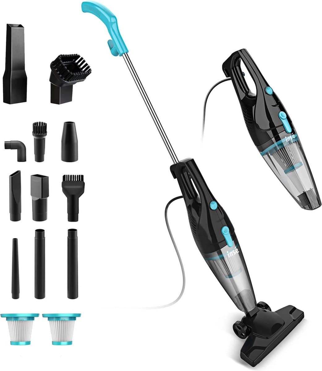 Empire's Product Steelstofzuiger Met Snoer - Handstofzuiger Met Steel - Kruimeldief Best Verkocht - Kruimeldief - Zwart — afbeelding 1