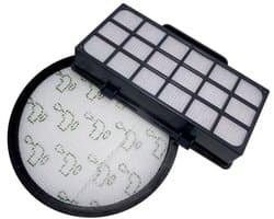 HEPA filter & Motor filter - geschikt voor Rowenta Silence Force Cyclonic X-Treme Power RO7611 RO7634 RO7623 & ZR903701 filtersysteem - geschikt voor Rowenta steelstofzuiger - Wit