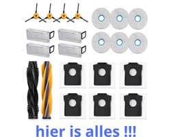 GROTE accessoire set compatibel met Dreame X60 - X60 ULTRA MAX - 22 onderdelen