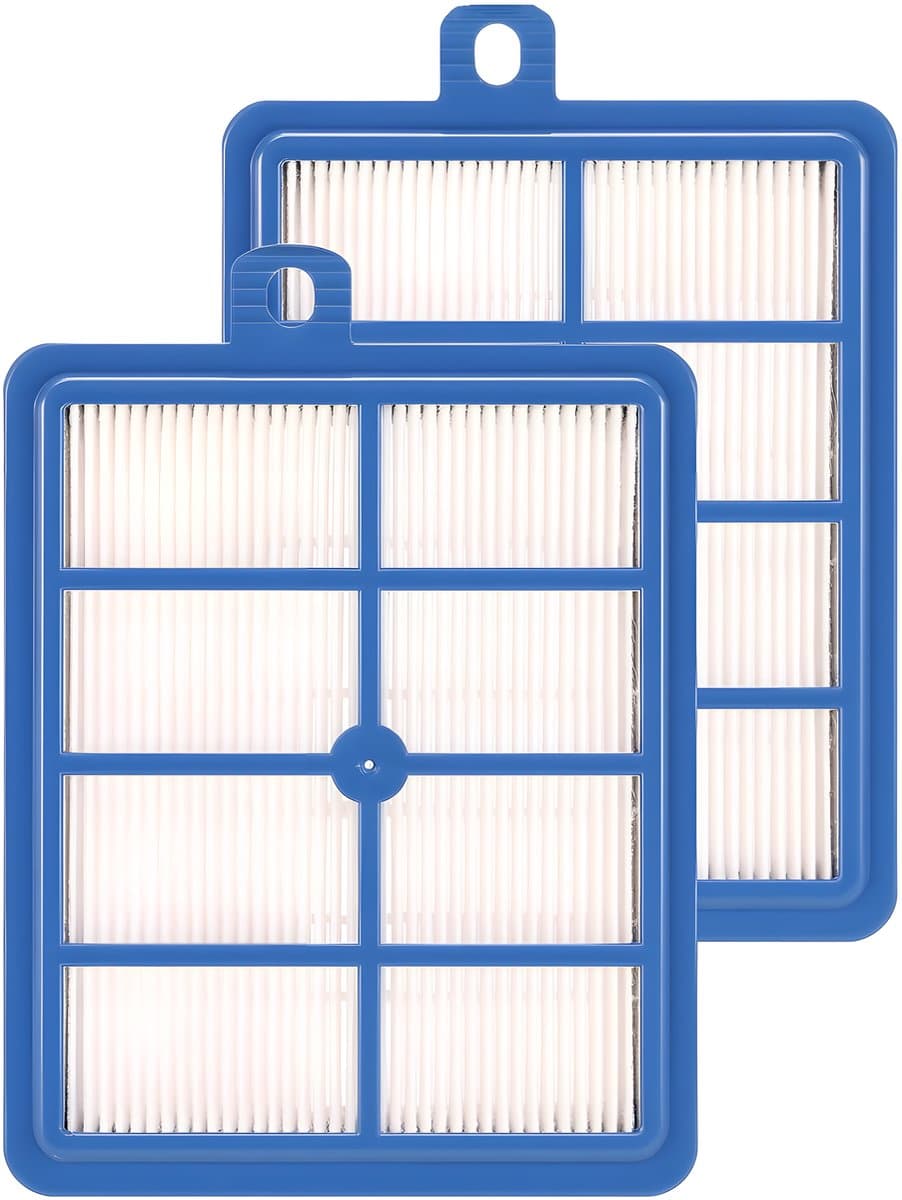 2x HEPA Allergie Filter geschikt voor Philips Electrolux AEG Tornado Stofzuiger H12 Jewel Marathon Performer PowerPro Jetmaxx series Specialist FC8031/01 — afbeelding 1
