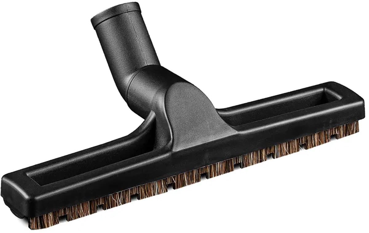 SQOON® Harde vloeren zuigmond 32 mm - Extra lang natuurhaar & rubberen wieltjes - Geschikt voor alle stofzuigers met 32 mm aansluiting - Voor kwetsbare vloeren — afbeelding 1