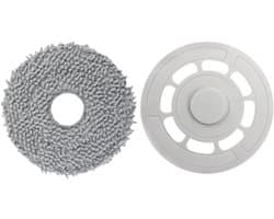 2 stuks- Mopplaat - Vervangende doek,Geschikt voor Roborock P10 Pro/P10S/P10S PURE/QRevo MaxV/QRevo Pro/QRevo S/Qrevo Plus(1 reinigingsdoek en 1 dweilhouder)