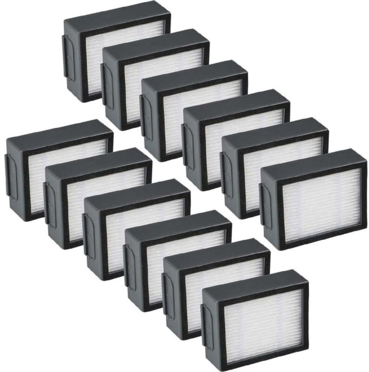 Vitdipy - 12 Stuks - Reserve filters - Robotstofzuigeraccessoires - Compatibel met de iRobot Roomba E, I, J-serie i1 i1+ i3 i3+ i4 i5 i5+i6 i6+ i7 i7+ i8 i8+ E5 E6 E7 — afbeelding 1