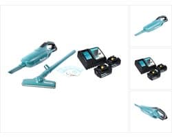 Makita DCL 182 RG accustofzuiger 18 V + 2x accu 6,0 Ah + oplader
