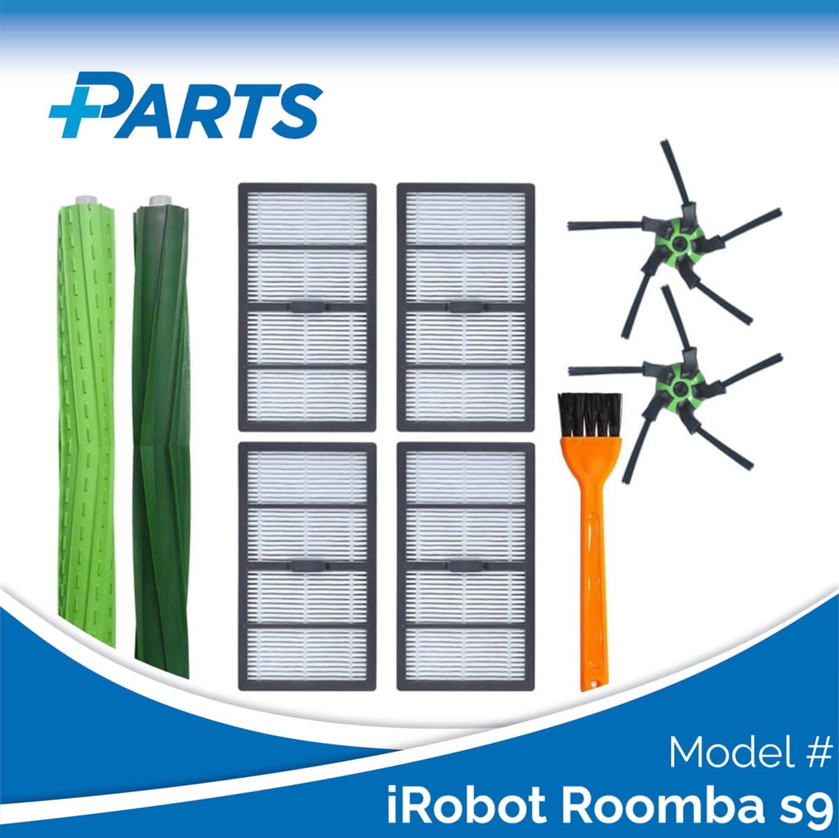 iRobot Roomba s9 Onderhoudsset (Plus.Parts® alternatief voor 4646124 / 4655986) — afbeelding 1