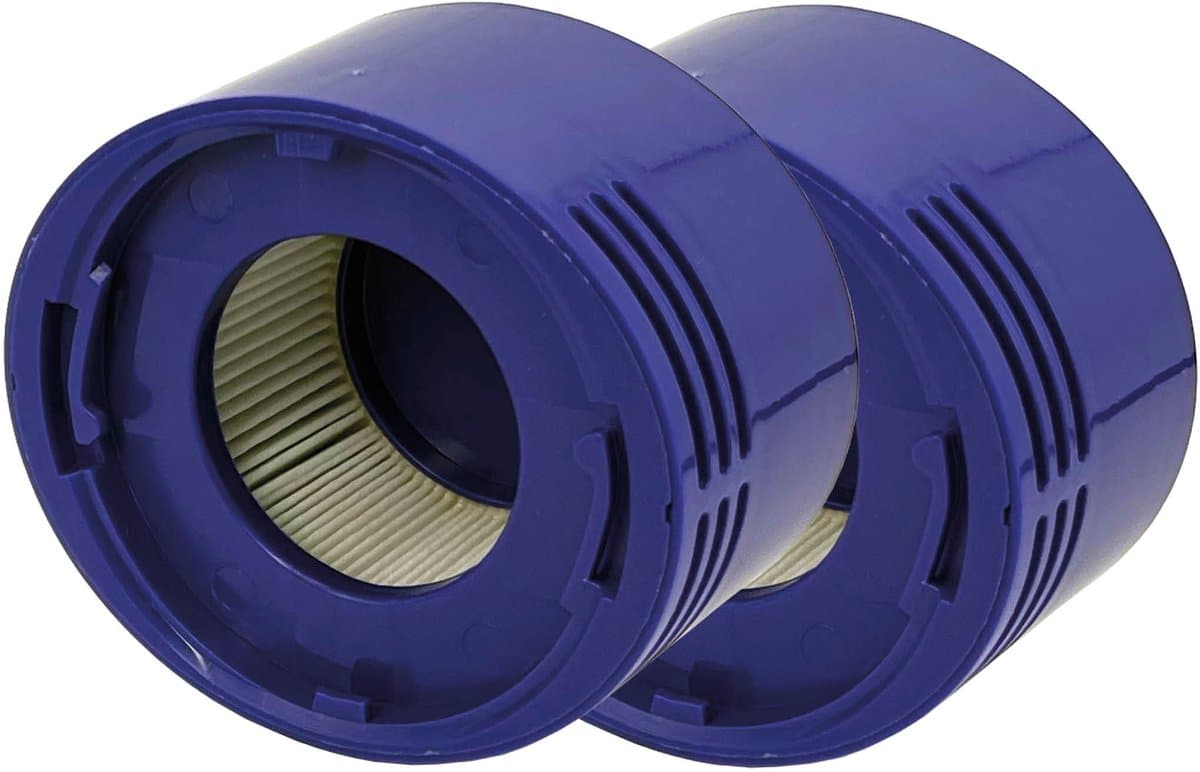 Multaparts® HEPA Filter cassette (set van 2 stuks) geschikt voor Dyson V7 / V8 series | Hoge luchtfiltratie voor schone lucht | Meet op voor je besteld | Vervanger voor Dyson 967478-01 — afbeelding 1