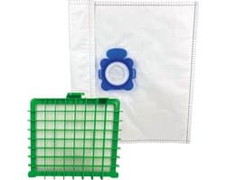 Multaparts® refresh kit geschikt voor Rowenta: stofzuigerzakken (10) + HEPA filter (1) | O.a. geschikt voor Rowenta Silence Force, Silence Force serie, Rowenta X-Trem Power XL | Alternatief voor WB406120 (stofzak) en ZR002901 (HEPA Filter)
