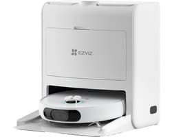 EZVIZ RS2 Robotstofzuiger - Dweil/stofzuiger - Auto-legen watertank - Zelfreinigende Dweil - 3D-mapping - Wit