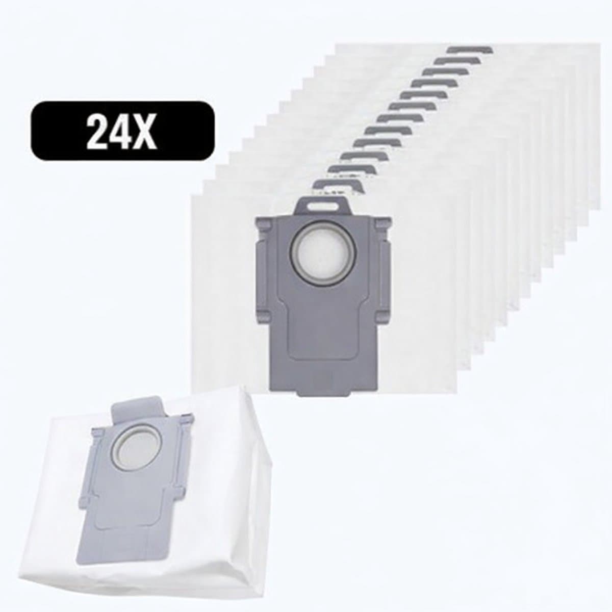24x Stofzuigerzakken geschikt voor Roborock Q5+, Q7+ en Q7 Max+, S7 MaxV Ultra, S7 Pro Ultra, Q8+ max en pro, S8+ S8 Pro Ultra stofzakken zakken zuigstation - StrongFlow — afbeelding 1