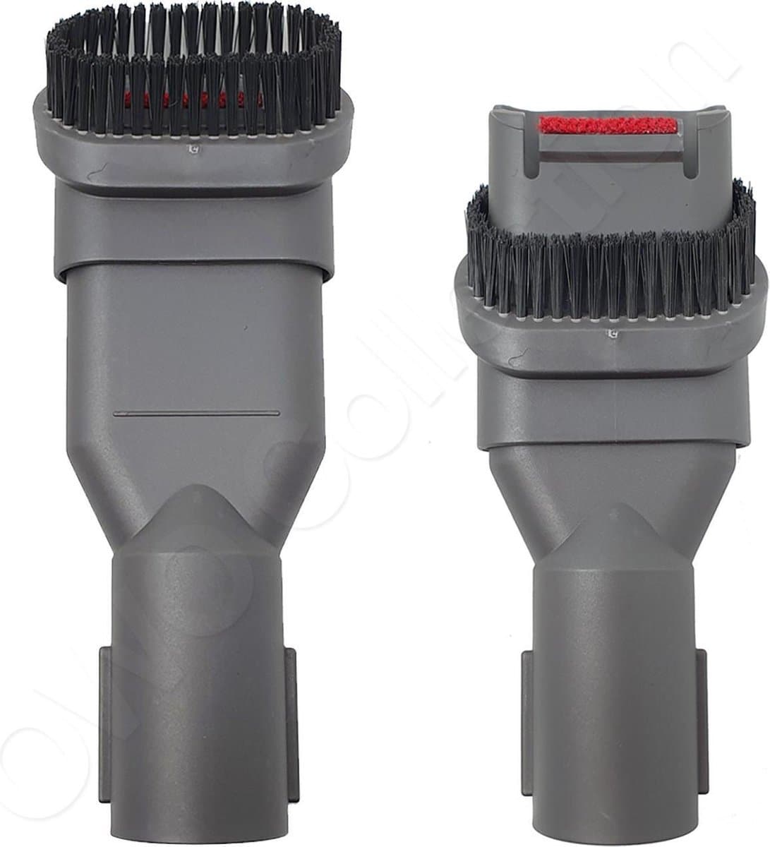 verstelbare 2 in 1 plumeau plinten accessoires zuigmond borstel - plumeauzuigmond - plumeauborstels - plintenborstel - plintenzuigmond geschikt voor Dyson V7 V8 V10 V11 V15 sv10 sv11 sv12 sv14 sv16 sv17 sv22 — afbeelding 1