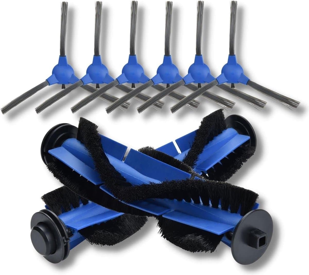 8-pack vervangende borstelsets geschikt voor Eufy Robvac 11S 11S Max 12 15C 15C Max 25C 30 30C Max 39C Max Stofzuigers — afbeelding 1