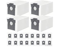 20 stuks stofzakken- voor Dreame L10/L10s/L20/X20/X30/X40/X50/L40/L50 Ultra- Mova P10/E30/P50/V50 Ultra- 3,2 l grote capaciteit- 4-laagse filterstructuur- voor Dreame stofzuigerzakken
