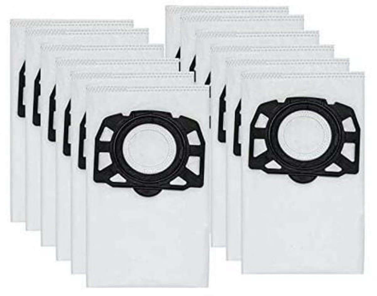 12 stofzuigerzakken,Geschikt voor Kärcher KWD1, KWD2, KWD3, WD2 Plus, WD3, SE 4001, SE 4002, 2.863-006.0 — afbeelding 1