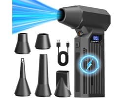Draagbare Handheld Luchtblazer - 110000 RPM Turbo Ventilator Snoerloze Elektrische Stofblazer