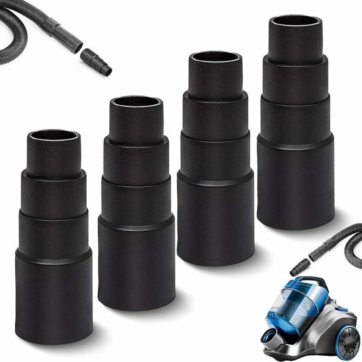 Stofzuigerslangadapter- stofzuigeraccessoire- voor stofzuiger- zaag- schuurmachine - omwikkeling - 4 stuks — afbeelding 1