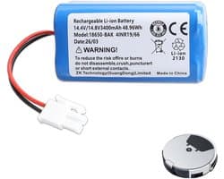 Stofzuigeraccu - 14,8 V - 3400 mAh - Li-ion