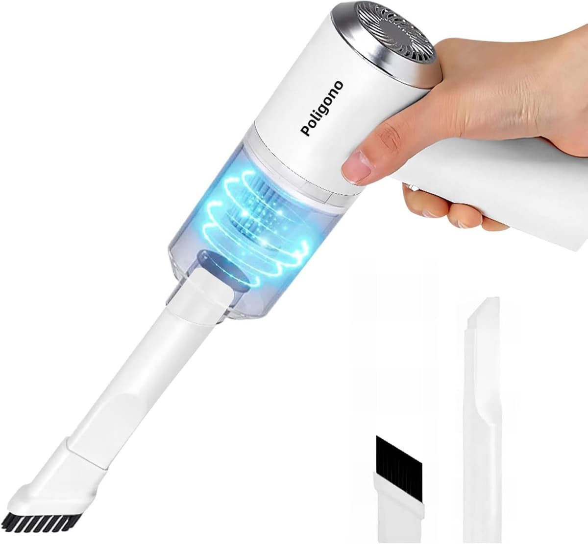 Mini oplaadbare autostofzuiger - 120W, 6000 Pa - krachtig en draagbaar - perfecte reiniging m-winkel - m-winkel — afbeelding 1