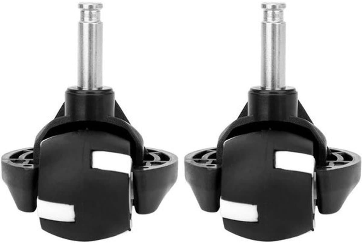 Dailygoods- Universeel vervangingswiel - Geschikt voor Deebot N79/N79S - Duurzaam ABS - Eenvoudig te monteren - 2 stuks - Lange levensduur - Wiel voor veegrobot — afbeelding 1
