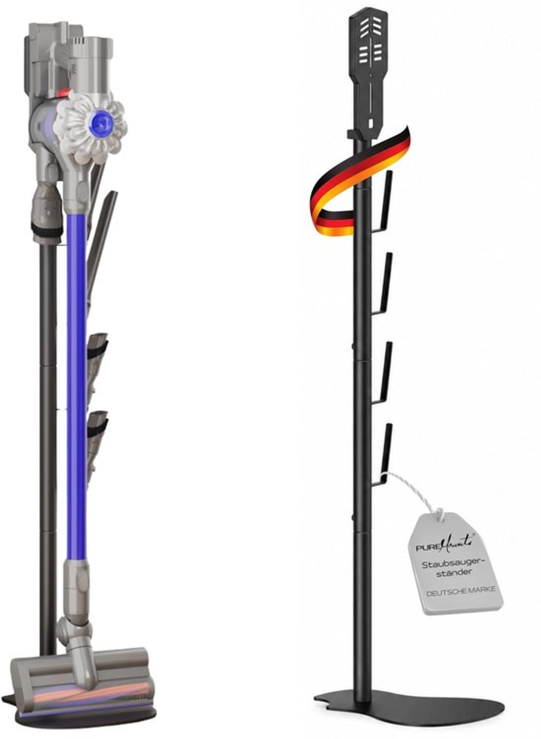 Universele stofzuigerhouder, compatibel met,,,,,,, vloerstandaard, accessoirestandaard, zwart — afbeelding 1