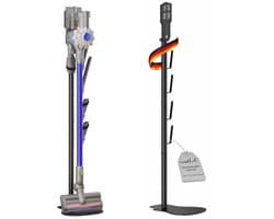Universele stofzuigerhouder, compatibel met,,,,,,, vloerstandaard, accessoirestandaard, zwart