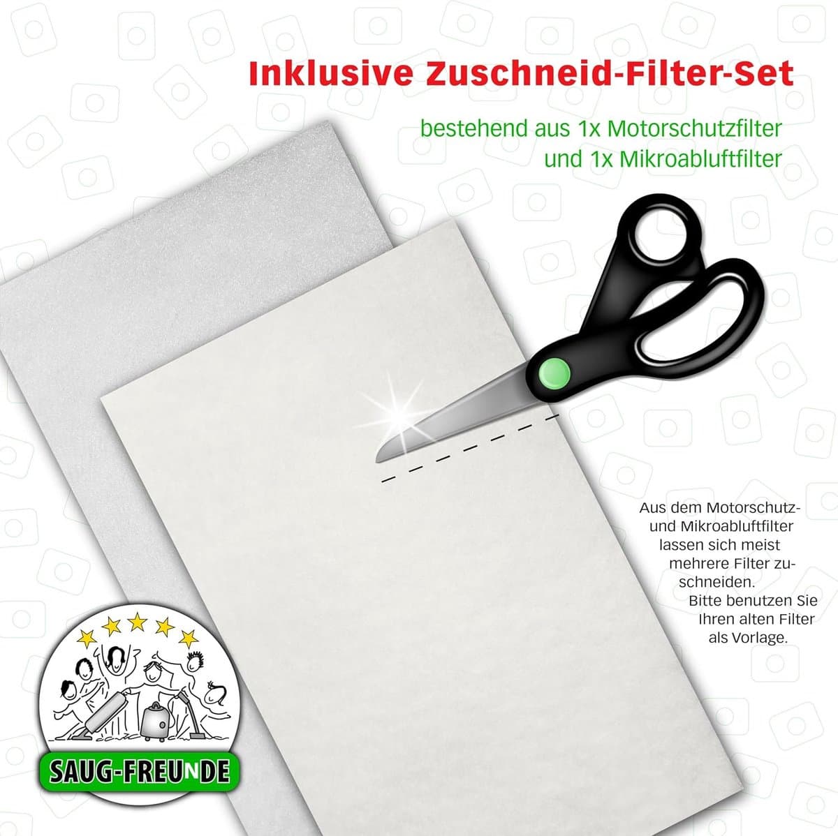 SAUG-FREUnDE I 20 stofzuigerzakken geschikt voor Phillips Vilall HR6371, V 377, Marathon T300, T350, Classique TCX - ShopVlot — afbeelding 1