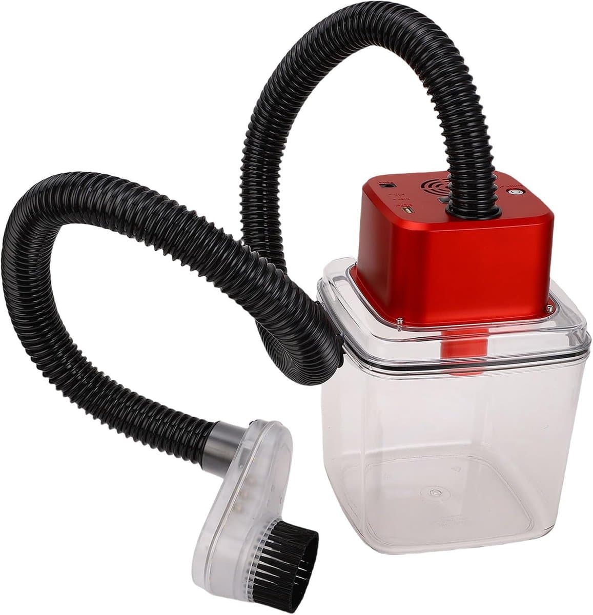 Stofafscheider - Luchtfiltratiesysteem - Werkplek Schoonhouden - Automatische Start/Stop - 2.8 Liter Capaciteit - Zwart — afbeelding 1
