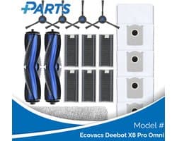 Ecovacs Deebot X8 Pro Omni Onderhoudsset (Plus.Parts® alternatief voor DKT060175)