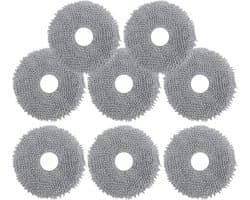 Wasbare en herbruikbare dweilpads Geschikt voor de Roborock Saros 10R/Saros Z70/Qrevo Pro/Qrevo S en QV 35A robotstofzuigers.