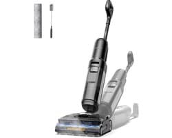 Tineco - Floor one S7 Stretch Steam Plus - Nat en droog stofzuiger en dweil - 180° Lay-Flat - 85°C 5 Min Zelfschoonmaak routine - 50 minuten accu - DualBlock Anti-Tangle - Dual Edge Schoonmaak methode - Schoonmaken onder meubels