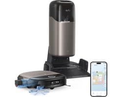 eufy Stofzuiger en Dweilrobot HydroJet S2 - 30kPa AeroTurbo� 2.0 - Zuigkracht - Vloerreinigingssysteem 2.0 - EcoClean� Elektrolyse - Randreiniging - Haarvrije DuoSpiral� Borstels - 12-in-1 UniClean� Station