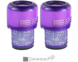 2-pack V11 stofzuigerfilters - vervanging voor Dyson V11 Animal - V11 Torque Drive - V11 Extra - V15 Detect en V15s Detect draadloze stofzuigers. Vergelijkbaar met onderdeelnummer 970013-02.