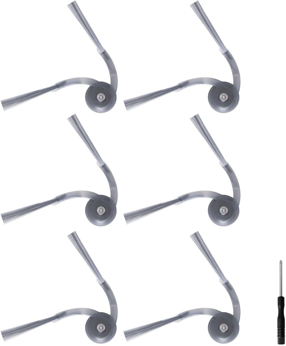 Cosensi- Zijborstels - Compatibel met Roborock Q Revo Curv/Edge - Vervangbare borstels - Efficiënte reiniging - Hoogwaardige kwaliteit - Eenvoudige installatie - Stofzuigerborstels — afbeelding 1