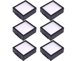 HEPA-filter - 6 stuks - Geschikt voor Combo for Roomba i3 i3+ i7 i7+ i4 i6 i6+i8 i8+/Plus E5 E6 E7 J7 - Geschikt voor iRobot Roomba Combo J7+ plus - robotstofzuiger HEPA-filters accessoirekit
