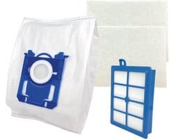 20 PARTS4® Stofzuigerzakken + HEPA & motorfilters geschikt voor AEG 6000 serie (Animal 6000, Clean 6000, Hygienic 6000, Allergy 6000*) | Complete set met 20 stofzuigerzakken, HEPA H12 filter en 2 motorfilters