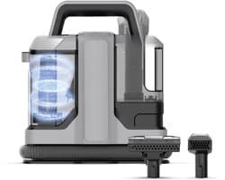 MMM® Tapijtreiniger Machine - Tapijtreiniger Stofzuiger - Tapijtreiniger - Vlekkenreiniger - Bankreiniger - 450W - Grijs- 30CM x 16CM x 26 CM