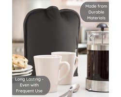 Cafetiere Warmer voor Koffiepot in Zwart - Gezellige Cover Jas 8 Kopjes - Perfecte Warmteretentie - Franse Pers Isolator - Meerdere Maten