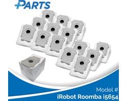 iRobot Roomba i5654 Stofzakken (15 Stuks, Plus.Parts® alternatief voor 4626194 / 4640235)