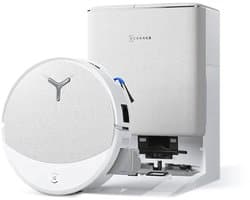 Ecovacs- Deebot T90 PRO Omni Wit EU - Robotstofzuiger - 30.000Pa - Charge PowerBoost - OZMO Roller 3.0 - ZeroTangle 4.0 - reiniging met warm water bij 75 °C - IA YIKO agent - automatisch legen