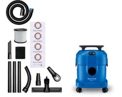 Nilfisk Multi I 12 DIY Edition Nat- & Droogzuiger 1100W - 12L Waterzuiger met Gereedschapsadapter, Boorhulpstuk & 4 Fleece Stofzakken