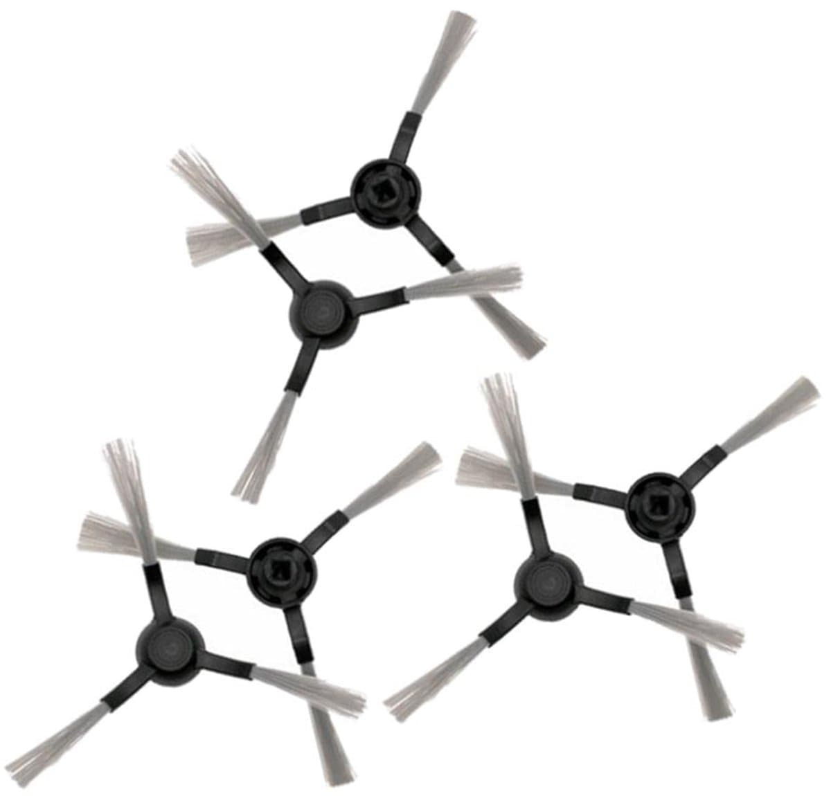 Vervangende zijkwast, accessoires voor robotstofzuiger, geschikt voor Dreame robotstofzuiger, geschikt voor S10 S20/S30/X10/X20/W10S zijborstel accessoires, set van 20 - zwart — afbeelding 1