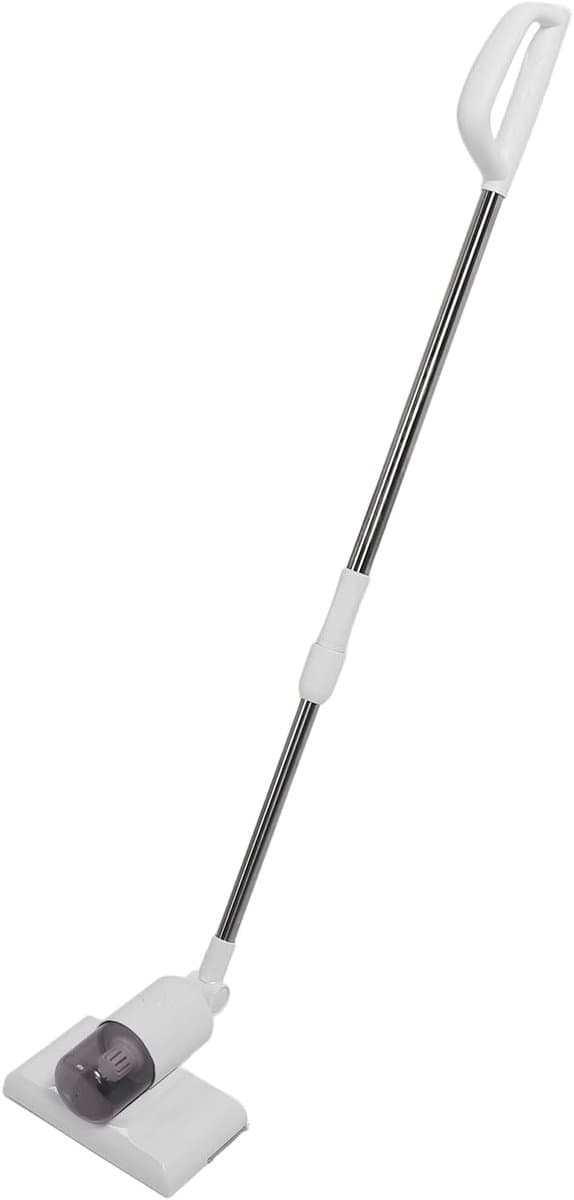 Raamstofzuiger - Elektrische reiniger - Ramen schoonmaken - Draadloos en uitschuifbaar - 91-132 cm - Wit — afbeelding 1