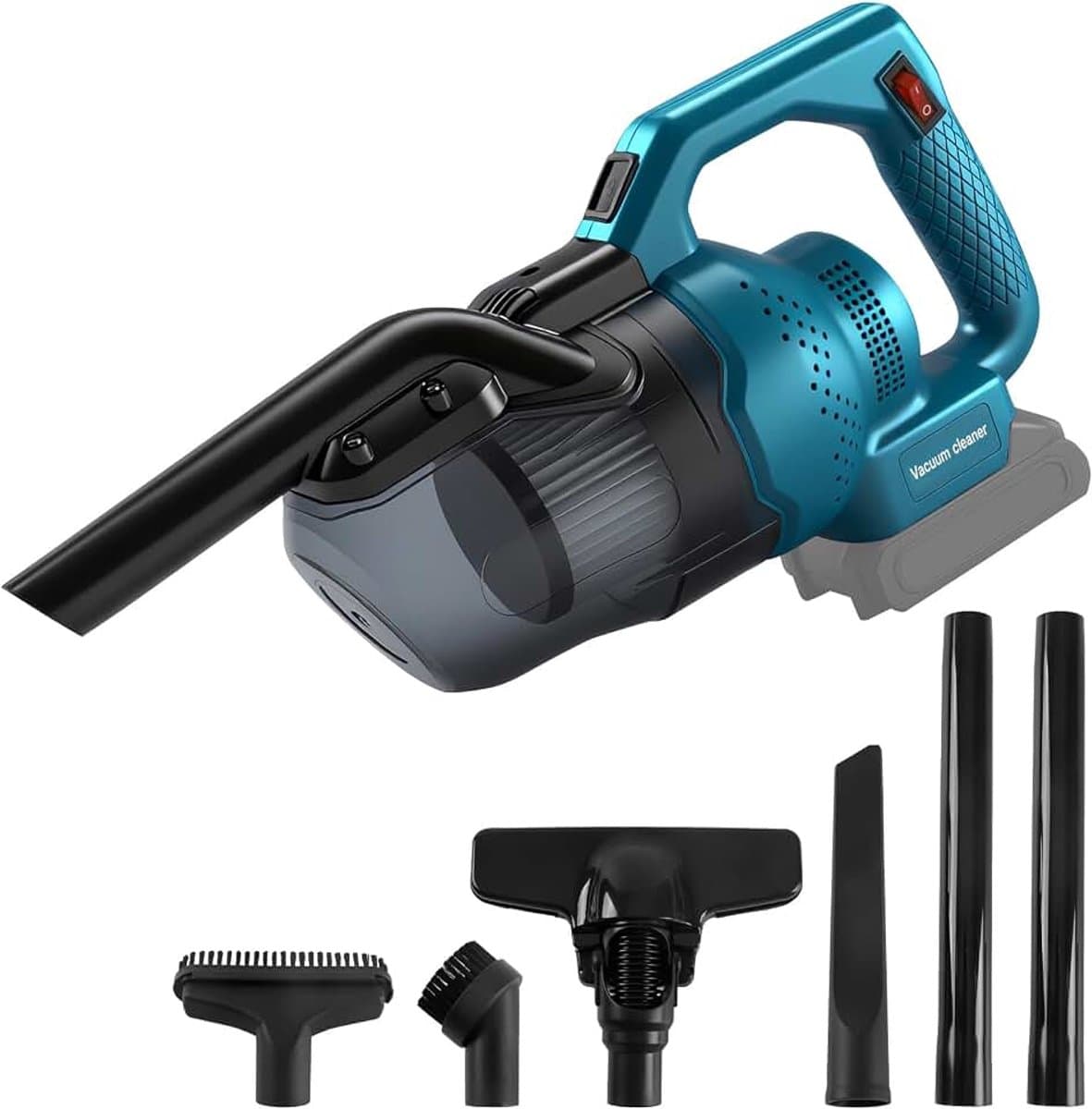 Compatibel met Makita 18 V accu, 16 kPa, 4-in-1 multifunctionele stofzuiger, vloerzuigmond, 0,7 l stofreservoir, voor thuis en auto, dierenharen (zonder batterij) — afbeelding 1